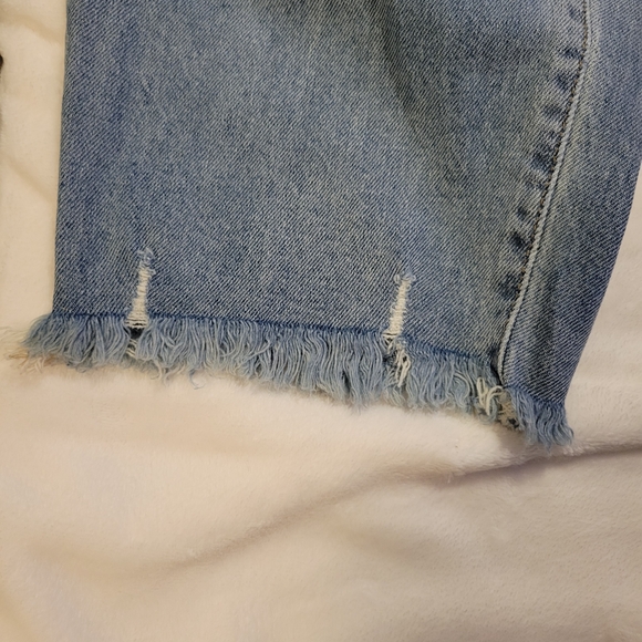 SO Womens Blue Boyfriend Jeans with Distressed Details - Picture 7 of 9